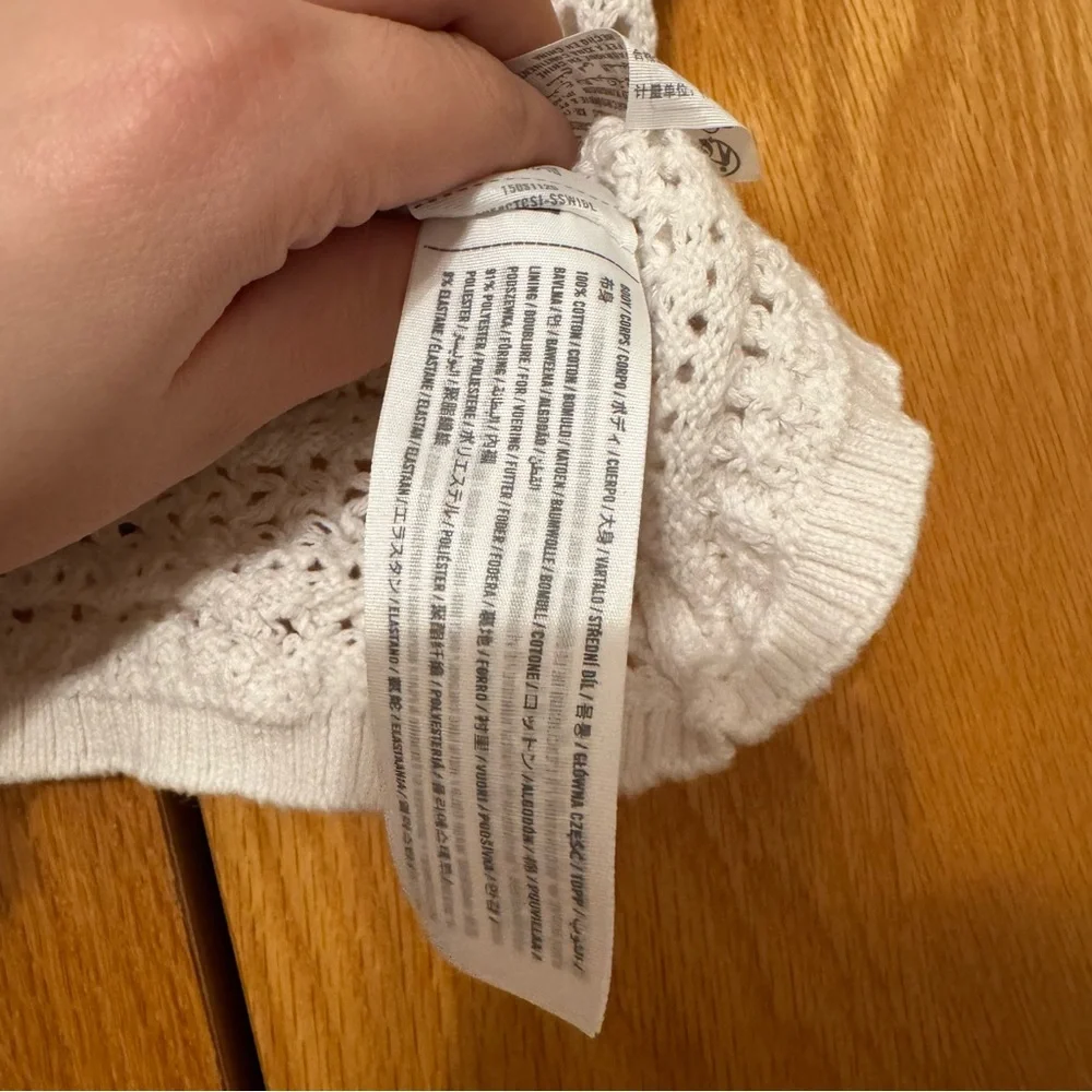 Abercrombie & Fitch crocheted women’s crop top - Picture 6 of 8